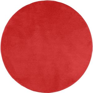 vidaXL Vloerkleed OVIEDO laagpolig Ø 280 cm rood