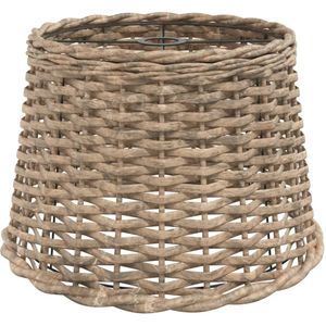vidaXL Plafondlampenkap Ø40x26 cm wicker bruin
