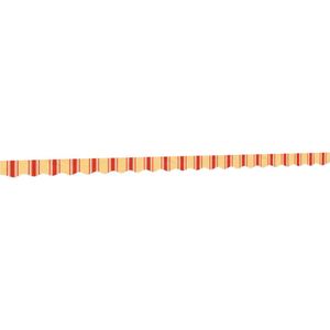 vidaXL Vervangingsdoek voor luifelrok gestreept 5 m geel en oranje