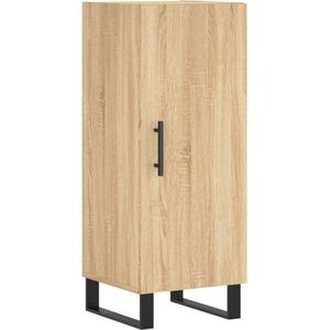 vidaXL Dressoir 34,5x34x90 cm bewerkt hout sonoma eiken