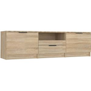 vidaXL-Tv-meubel-140x35x40-cm-bewerkt-hout-sonoma-eikenkleurig