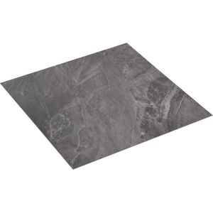 vidaXL Vloerplanken zelfklevend 5,11 m² PVC zwart met patroon