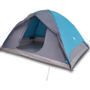 vidaXL Tent 6-persoons waterdicht blauw