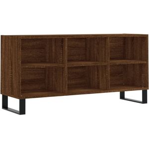 vidaXL-Tv-meubel-103,5x30x50-cm-bewerkt-hout-bruin-eikenkleur
