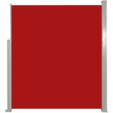 VidaXL Uittrekbaar Wind-/Zonnescherm 160x300 cm Rood