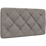 vidaXL Hoofdbordkussen 80 cm stof taupe
