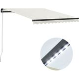 vidaXL-Luifel-handmatig-uittrekbaar-met-LED-300x250-cm-crème