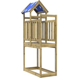 vidaXL Speeltoren 110,5x52,5x215 cm geïmpregneerd grenenhout