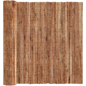 vidaXL Schutting van Schors 600x125 cm