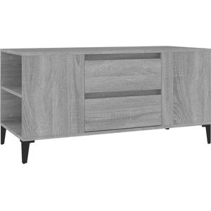 vidaXL-Tv-meubel-102x44,5x50-cm-bewerkt-hout-grijs-sonoma-eikenkleurig