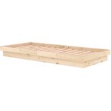 vidaXL Bedframe massief hout 90x200 cm