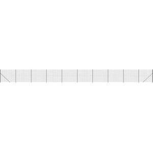 vidaXL Draadgaashek met flens 2x25 m antracietkleurig