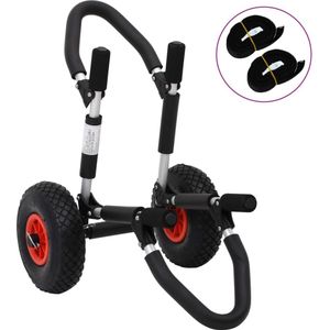 vidaXL Kajaktrolley inklapbaar 45 kg aluminium