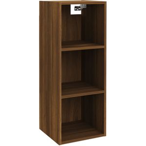 vidaXL-Wandkast-34,5x32,5x90-cm-bewerkt-hout-bruin-eikenkleur