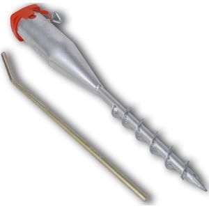 vidaXL - Parasolvoet - 55 - cm - gegalvaniseerd - staal