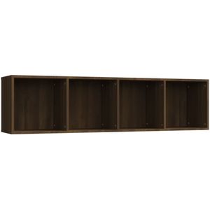 VidaXL Boekenkast/TV-meubel 143x30x36 cm - Bewerkt Hout Bruineikenkleur