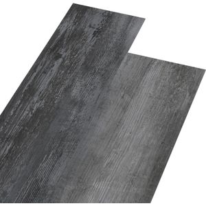 vidaXL Vloerplanken zelfklevend 5,02 m² 2 mm PVC glanzend grijs