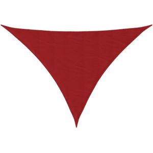 vidaXL Zonnescherm driehoekig 4x4x5,8 m oxford stof rood