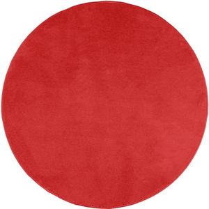 vidaXL Vloerkleed OVIEDO laagpolig Ø 160 cm rood