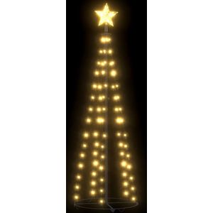 vidaXL Kegelkerstboom 70 warmwitte LED's 50x120 cm
