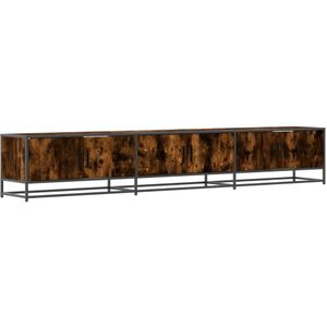 vidaXL Tv-meubel 240x35x41 cm bewerkt hout gerookt eikenkleurig