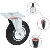 vidaXL 12 st Zwenkwielen 125 mm