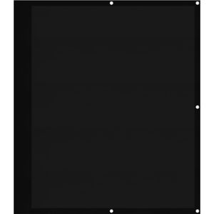 vidaXL Balkonscherm 120x800 cm 100% oxford polyester zwart