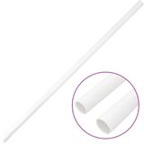 vidaXL - Kabelgoten - met - klemmen - Ø25 - mm - 10 - m - PVC