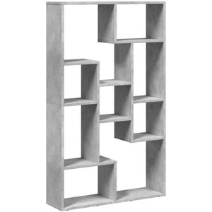 vidaXL Boekenkast 72x20x120 cm bewerkt hout betongrijs