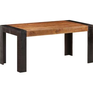 vidaXL Eettafel 160x80x76 cm massief mangohout