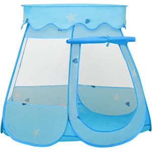 VidaXL Kinderspeeltent 102x102x82 cm Blauw