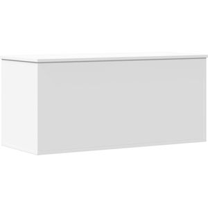 vidaXL Opbergbox 100x42x46 cm bewerkt hout wit