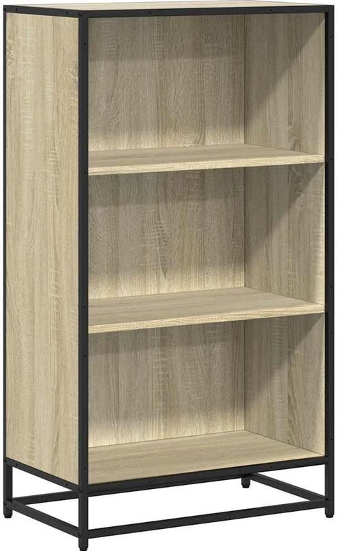 vidaXL - Boekenkastx35x107,5 - cm - bewerkt - hout - sonoma - eikenkleurig