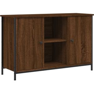 vidaXL-Tv-meubel-100x35x65-cm-bewerkt-hout-bruin-eikenkleur