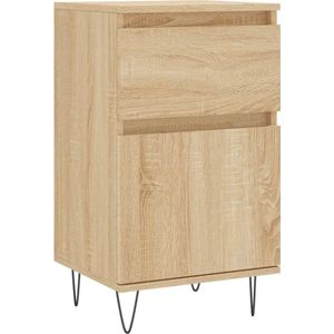 VidaXL Dressoir 40x35x70 cm - Bewerkt Hout - Sonoma Eikenkleurig