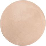 vidaXL-Vloerkleed-HUARTE-laagpolig-zacht-wasbaar-Ø-120-cm-roze