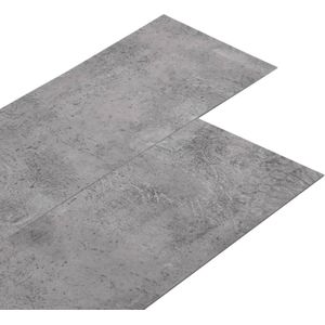vidaXL Vloerplanken zelfklevend 4,46 m² 3 mm PVC cementbruin