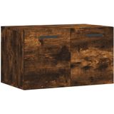 vidaXL Wandkast 60x36,5x35 cm bewerkt hout gerookt eikenkleurig