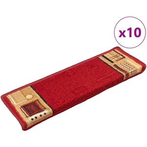 Trapmat - Rood - 100% Getuft Polyamide