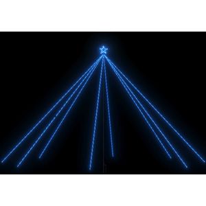 vidaXL Kerstboomverlichting met 800 LED's binnen en buiten 5 m blauw