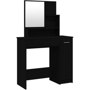 VidaXL-Kaptafel-met-spiegel-86,5x35x136-cm-zwart