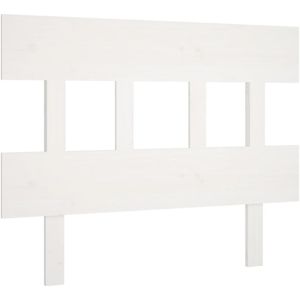 VidaXL Hoofdbord 93,5x3x81 cm Massief Grenenhout Wit