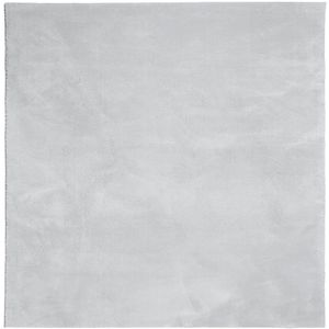 vidaXL-Vloerkleed-HUARTE-laagpolig-zacht-wasbaar-160x160-cm-grijs