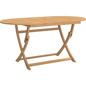 vidaXL Tuintafel inklapbaar 160x85x75 cm massief acaciahout