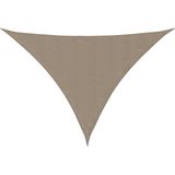vidaXL Zonnescherm driehoekig 5x7x7 m oxford stof taupe
