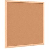 vidaXL Krijtbord met massief grenenhouten lijst 40x40 cm zwart