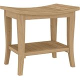 vidaXL Badkamertafel 50x35x45 cm massief teakhout
