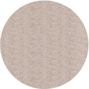 vidaXL-Vloerkleed-PAMPLONA-shaggy-hoogpolig-modern-Ø-80-cm-beige