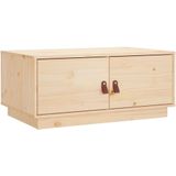 VidaXL Salontafel 80x50x35 cm - Massief Grenenhout