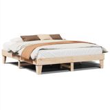 vidaXL Bedframe zonder matras massief grenenhout 180x200 cm